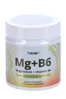Магний+Витамин B6 1WIN, 240 шт, капсулы