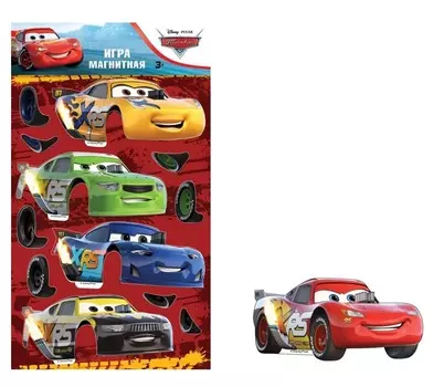 Магнитная игра ND Play тачки 3 с маркировкой Disney/Pixar
