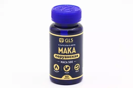 Мака, 60 шт, капсулы