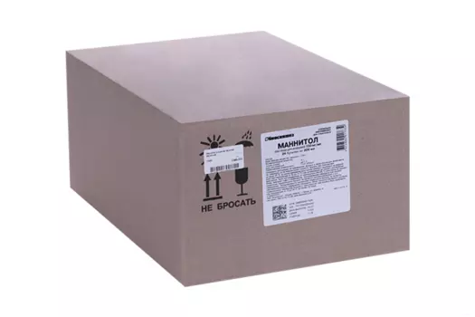 Маннитол 150 мг/мл, 200 мл, 24 шт, раствор для инфузий