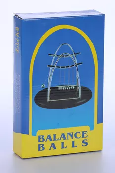 Маятник Шары техно бамбук черный 18х22,5х14 см