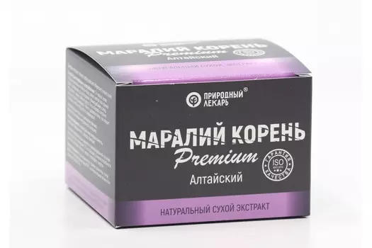 Маралий корень Премиум Алтайский Природный лекарь напиток быстрораств, 30 г