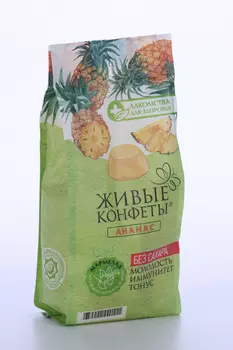 Мармелад желейный ананас б/сахара, 170 г