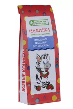 Мармелад желейный Малинка без сахара, 105 г