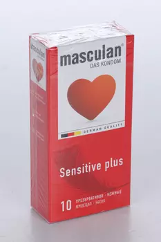 Masculan DAS KONDOM Sensitive plus нежные 10 шт