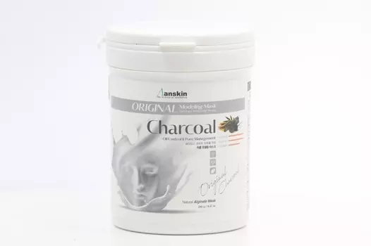 Маска Anskin Charcoal Modeling Container альгинатная д/жирной кожи с расшир порами, 240 г, арт АН13