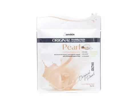 Маска Anskin Pearl Modeling Refill альгинатная увлаж осветл, 25 г, саше арт АН401