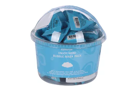 Маска ayoume ENJOY MINI BUBBLE пузырьковая очищающая д/лица, 3 г, 30 шт
