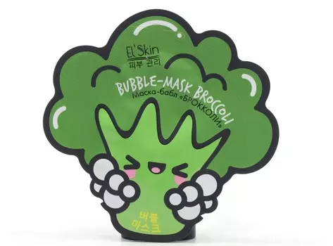 Маска-бабл El Skin брокколи, 10 г