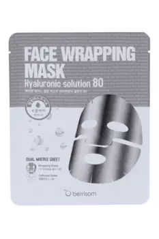 Маска Berrisom Face Wrapping Hyaruronic Solution 80 ткан, 27 мл, арт БР121