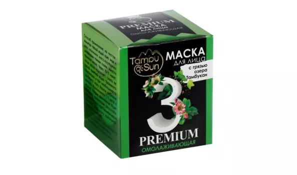 Маска Бизорюк д/лица тамбуканская омолаживающая премиум №3, 150 мл