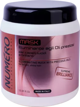Маска Brelil professional NUMERO для придания блеска с ценными сортами масел, 1000 мл
