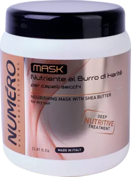 Маска Brelil professional NUMERO с маслом карите для сухих волос, 1000 мл