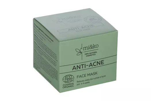 Маска д/лица mi&ko Анти-Акне, 50 мл
