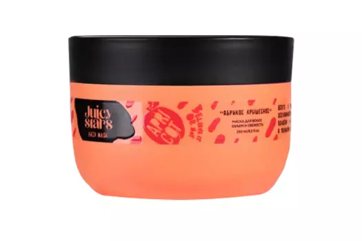 Маска для волос объем и свежесть Juicy Stars АБРИКОС КРЫШЕСНОС, 250мл.