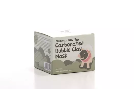 Маска Елизавекка Милки Пигги Карбонэйтед Бабл пузырьков/глин д/лица, 100 мл