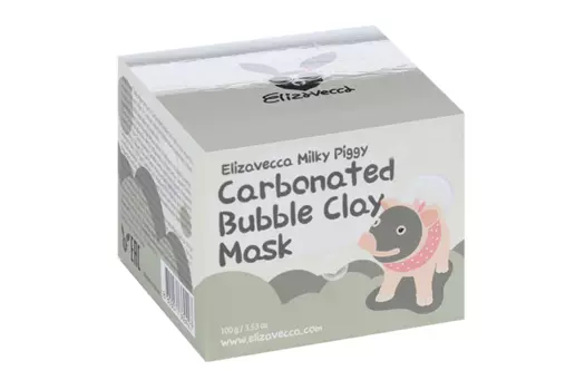 Маска Елизавекка Милки Пигги Карбонэйтед Бабл пузырьков/глин д/лица, 100 мл