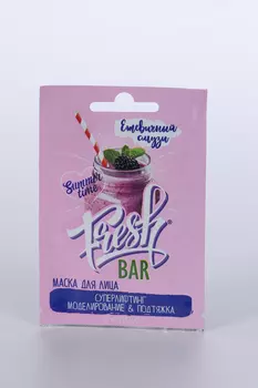 Маска ФрешБар Ежевичный смузи д/лица суперлифтинг моделирование и подтяжка, 12 мл
