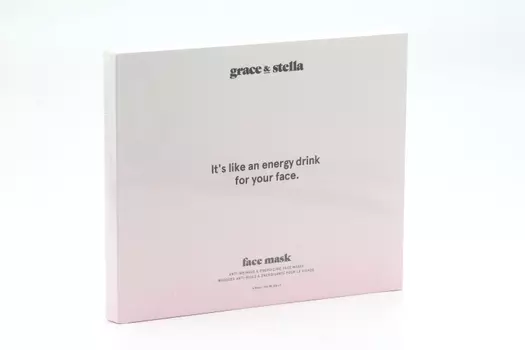 Маска Grace and Stella Anti Wrinkle+Energizing д/лица энергетич п/морщин, 6 шт
