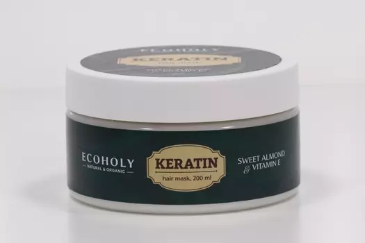 Маска Экохоли кератиновая д/волос, 200 мл