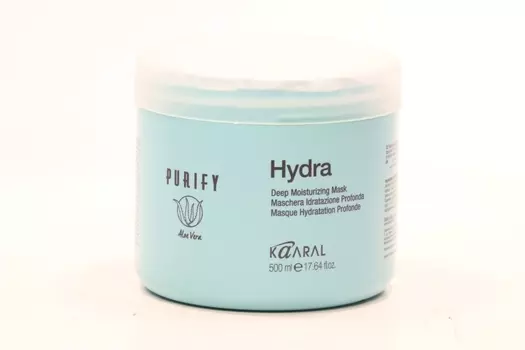 Маска Kaaral д/волос Purify Hydra интенсивная увлажняющая питательная с алоэ вера, 500 мл