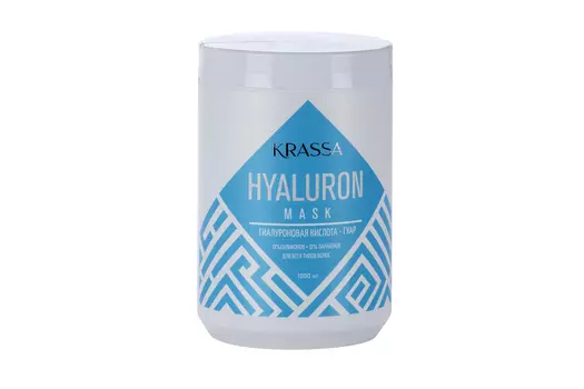 Маска Krassa Hyaluron д/волос, 1 000 мл