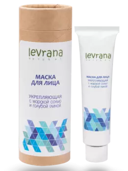 Маска Леврана Укрепляющая с морской солью/голубой глиной, 50 мл