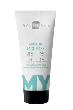 Маска LOVE MY SKIN Anti-acne д/лица, 75 мл