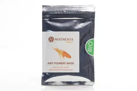 Маска MATSESTA отбеливающая для обезвоженной кожи лица anti pigment mask от пигментации 50 мл