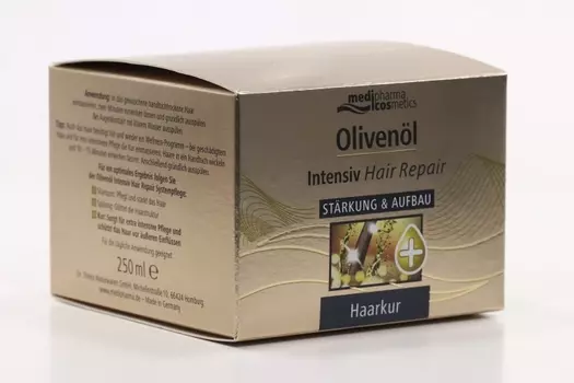 Маска Медифарма косметик Оливенол Интенсив восст д/волос, 250 мл