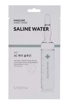 Маска MISSHA Mascure баланс с минерализир водой д/свежести чувств кож, 28 мл