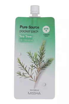 Маска MISSHA Pure Source с экстрактом чайного дерева кремовая ночная, 10 мл