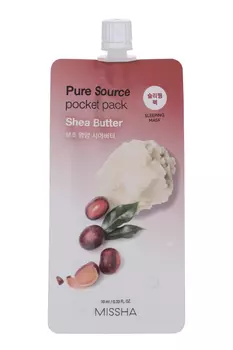 Маска MISSHA Pure Source с маслом ши кремовая ночная, 10 мл