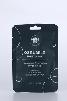 Маска NSC O2 Bubble Sheet ультраочищ пузырьков тканев, 25 г