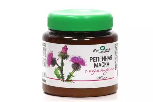 Маска Репейная с комплексом керамидов д/увеличения объема волос