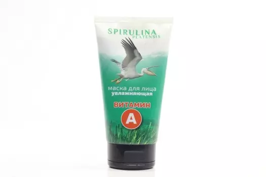 Маска СПИРУЛИНА-Фитосила увлажняющая с витамином А д/лица, 150 мл