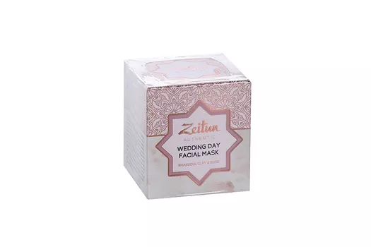 Маска Zeitun Wedding Day Facial Mask д/лица с глиной очищения/выравнивания тона кожи, 100 мл