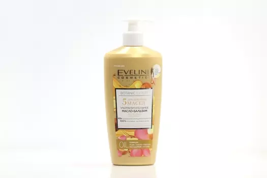 Масло-бальзам EVELINE Botanic Expert д/тела 5 драгоцен масел ультра-питательное, 350 мл