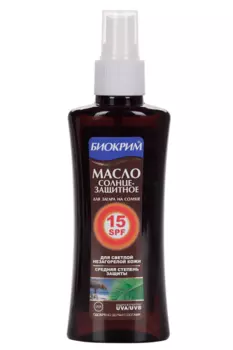 Масло Биокрим солнцезащитное SPF15, 150 мл