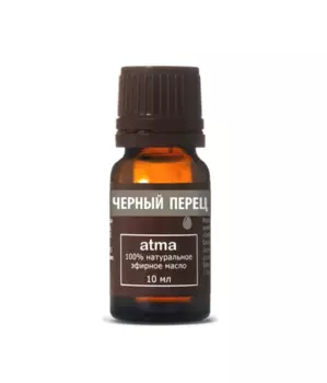 Масло Черного перца Atma эфирное, 10 мл