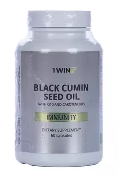 Масло чёрного тмина и каротиноидами с Q10 1WIN, 690 мг, 60 шт, капсулы