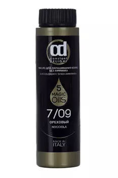 Масло Constant Delight Magic Oils д/окрашивания волос 7/09 ореховый, 50 мл