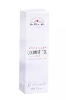 Масло Dr Minerals Кокосовое рафинированное, 200 мл