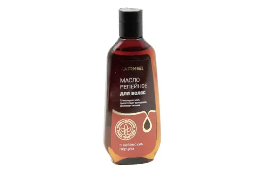 Масло Karmel д/волос репейное с кайенским перцем, 100 мл