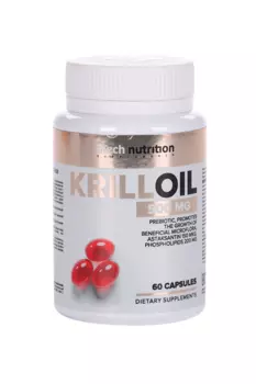 Масло криля Krill oil aTech Nutrition, 700 мг, 60 шт, капсулы желатиновые мягкие