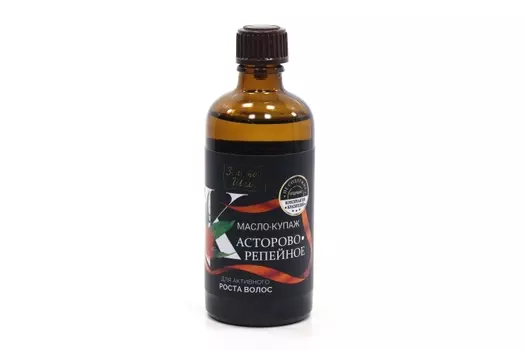 Масло-купаж Золотой шелк касторово-репейное д/активного роста волос, 100 мл