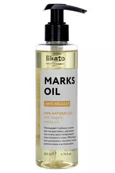 Масло Likato Professional Marks Oil против растяжек массажное, 200 мл