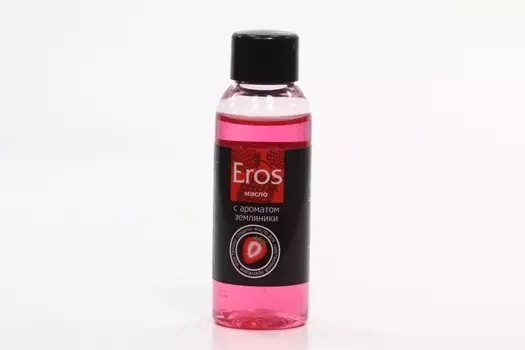 Масло массажное интимное "EROS FANTASY", с ароматом земляники, флакон 50 мл