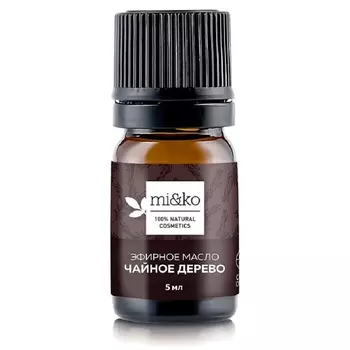 Масло mi&ko COSMOS ORGANIC эфирное чайное дерево, 5 мл