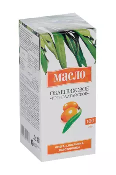 Масло Облепиховое Горноалтайское, 100 мл